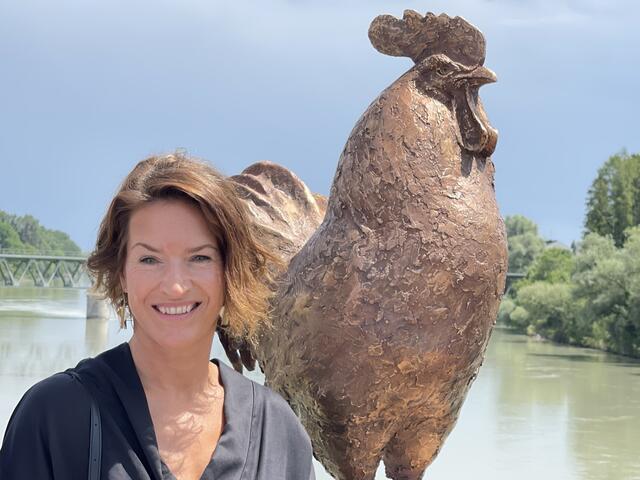 Die Bildhauerin Christine Perseis | Foto: Josef Goldhofer