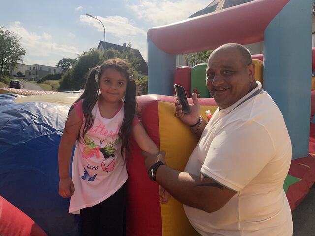 Für den Spielspaß danach wurden auch zwei riesige Hüpfburgen aufgebaut!