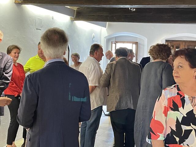 Vernissage in der Herzogsburg | Foto: Josef Goldhofer