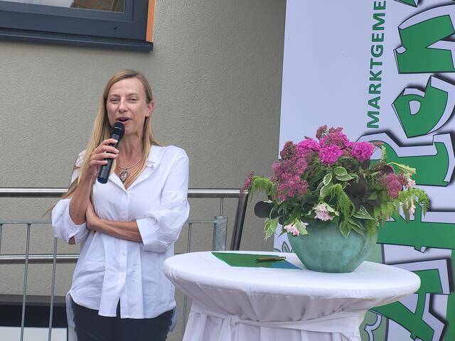 Landesrätin Juliane Bogner-Strauß, die immer wieder gerne nach Aflenz kommt