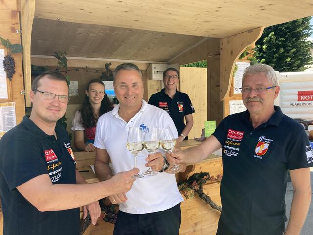 Kommandantentreff: Franz Endler, Michael Cech und Christian Fischer | Foto: Gemeinde Gablitz