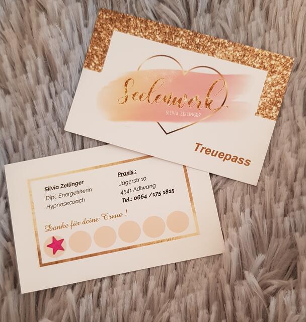 Deine Treue wird belohnt!
* Hole dir für jeden Besuch einen Treuestern.
* Erzähle auch Freunden von deinen Erlebnissen bei mir, 
   und sichere dir so einen weiteren Stern.
* Bewerte mich auf Facebook und der nächste Stern gehört DIR
 
 Ist dein Pass voll, erhälst du 50% auf eine Anwendung deiner Wahl
