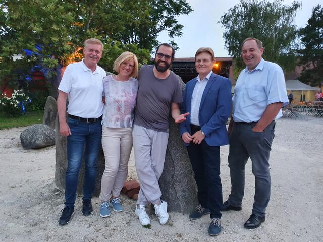 G. Fleischhacker mit A. und F. Pichler und Bgm. M. Meixner und W. Paltram | Foto: Eva Gabriel