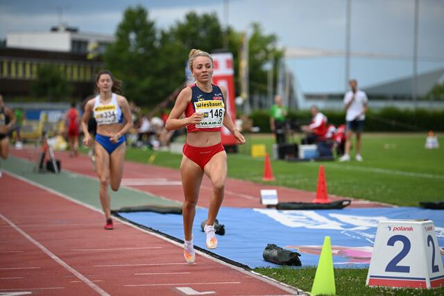 Caroline Bredlinger gewann Gold und Silber in nur einem Tag. | Foto: ÖLV/ alfred.nevsimal