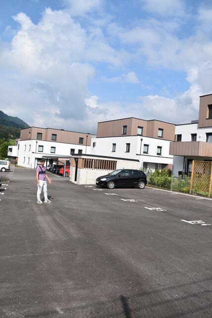 Umweltstadtrat Joseph Hofmarcher von der BürgerInnenliste für Umwelt und Gemeinwohl in Scheibbs am Scheibbsbachweg