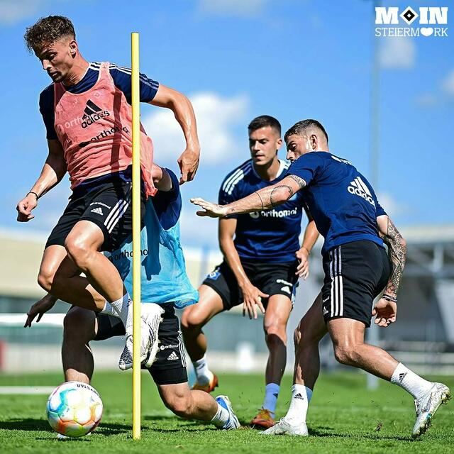 Heiß her geht es bereits in den Trainingsduellen. | Foto: HSV
