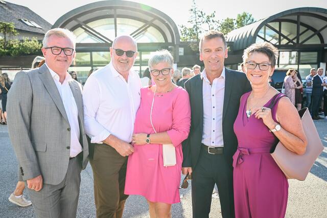 Josef Heißbauer, Wolfang und Iris Deschberger, Klaus und Renate Jagereder. | Foto: Fussl Modestraße