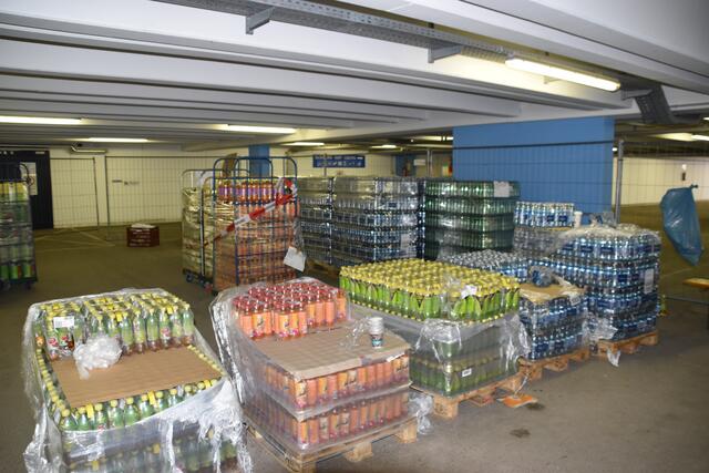 Volles Lager: Alkoholfreie Getränke sind genügend vorhanden.