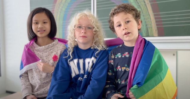Die Kinder bewerben sich mit einem süßen Video für einen Regenbogen-Zebrastreifen. | Foto: Screenshot: VS Strasshof/Ö3