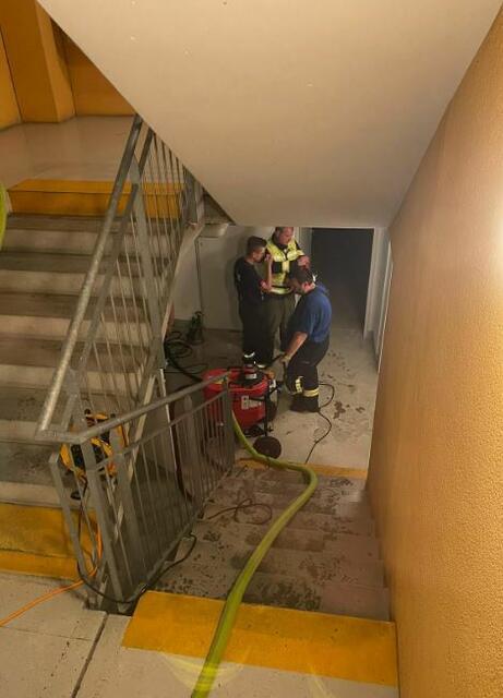 Wasser im Keller in St. Georgen an der Gusen. | Foto: FF St. Georgen an der Gusen