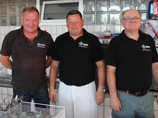 Heinrich Bauer, Martin Hipfl und Heinz Kolleger beim Frühschoppen des ÖKB-Mooskirchen | Foto: Wutte