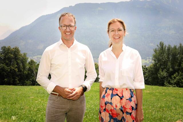 Christian Gantner, Landesrat Vorarlberg und Regierungschef-Stellvertreterin Sabine Monauni
 | Foto: Information und Kommunikation der Regierung, Vaduz