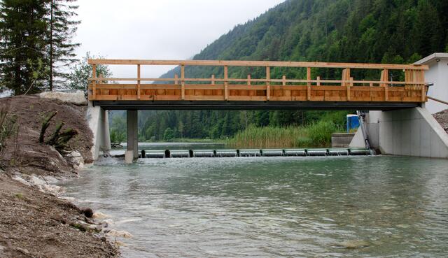 Die Wehranlage am Pillersee konnte in Betrieb genommen werden. | Foto: klubarbeit.net/Jöbstl