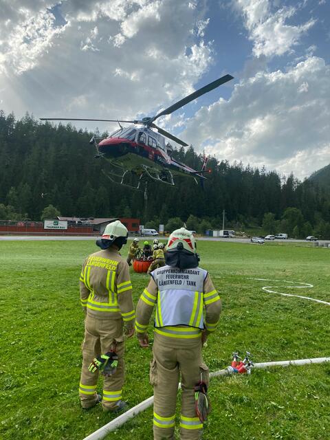 Am Montag, dem 27.06.2022, kam es im Gemeindegebiet von Längenfeld zu einem Waldbrand. | Foto: ZOOM.TIROL