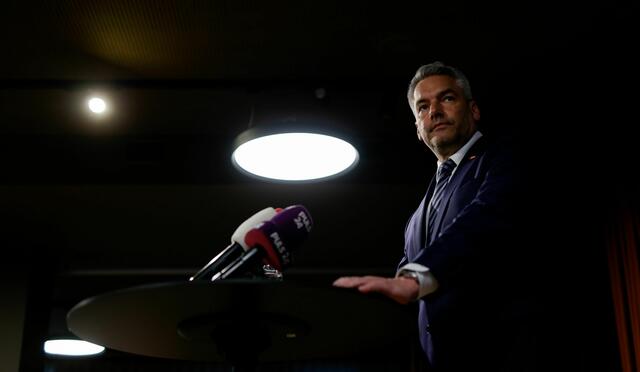 Bundeskanzler Nehammer schließt einen NATO-Beitritt aus. | Foto: Andy Wenzel/BKA