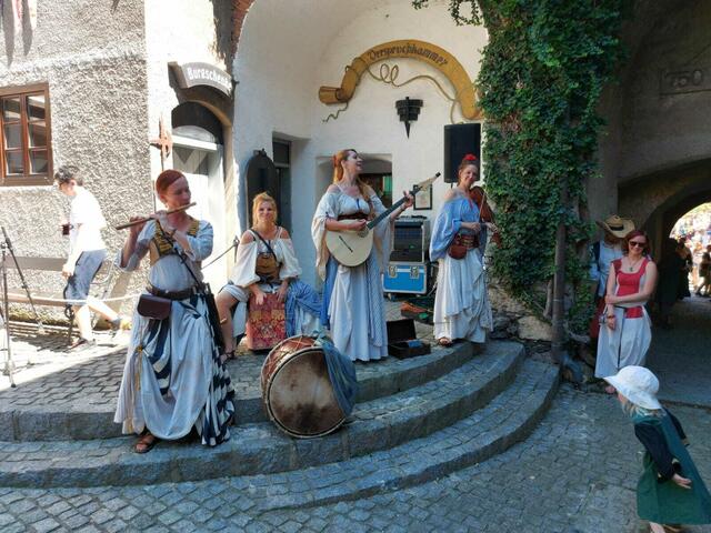 Unter vielen Programmpunkten wurde auch mittelalterliche Musik geboten. | Foto: Stadt Kapfenberg