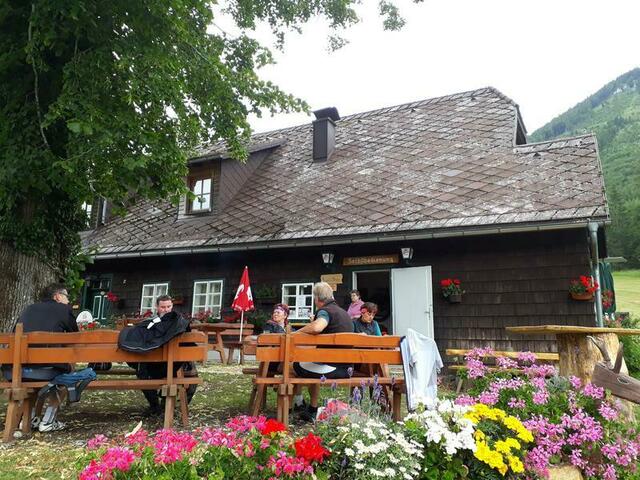 Jausenstation Mooshöhe in Unterlaussa