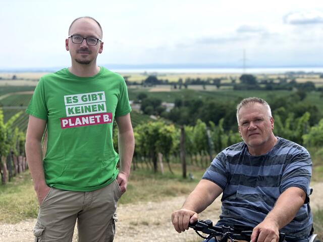 Hubmann-Haidvogel und Tischler sind "nicht gegen Krankenhaus, sondern gegen Standort im Naturschutzgebiet". | Foto: GRÜNE Gols
