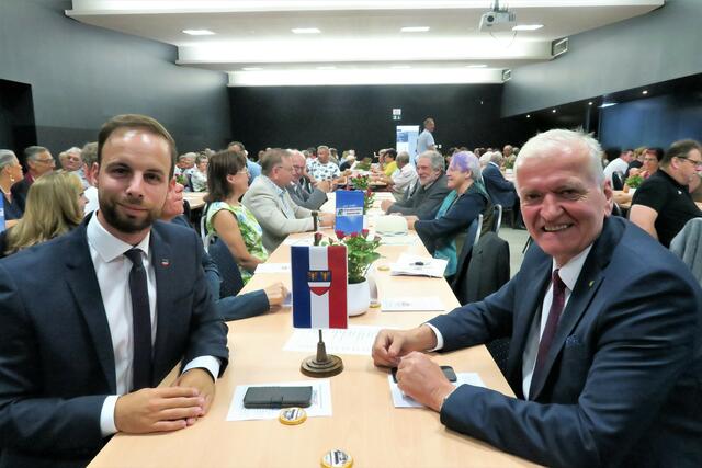 Auch Bürgermeister Daniel Lachmayr (links) und Landesparteivorsitzender LHStv. Franz Schnabl (rechts) waren beim Auftakt dabei.   | Foto: SPÖ NÖ