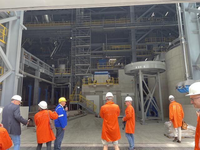 Besuch auf der Baustelle