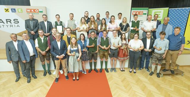Sie sind die Besten: In der Kulturhalle Gröbming fand die Verleihung der "Stars of Styria" statt. | Foto: Foto Fischer