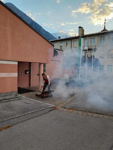 Kanonier Markus Kihr im Einsatz | Foto: Schützenkompanie Telfs