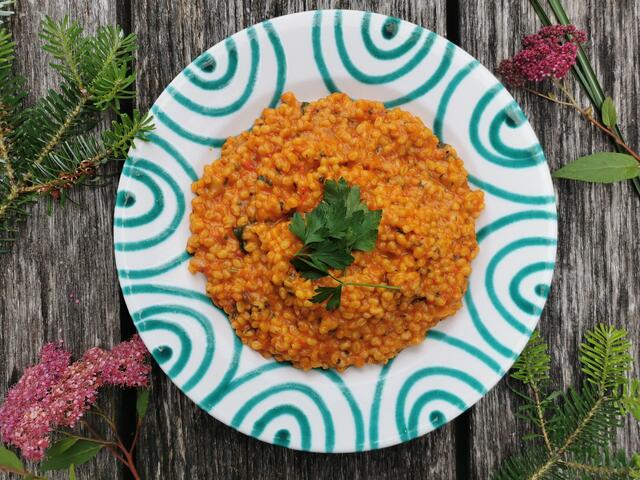 Tomatenrisotto österreichisch interpretiert | Foto: Katrin Ebetshuber