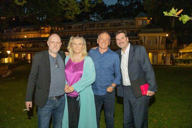 Christoph Grissemann, Angelika Hager, Armin Wolf, Michael Maertens | Foto: C. Kollerics