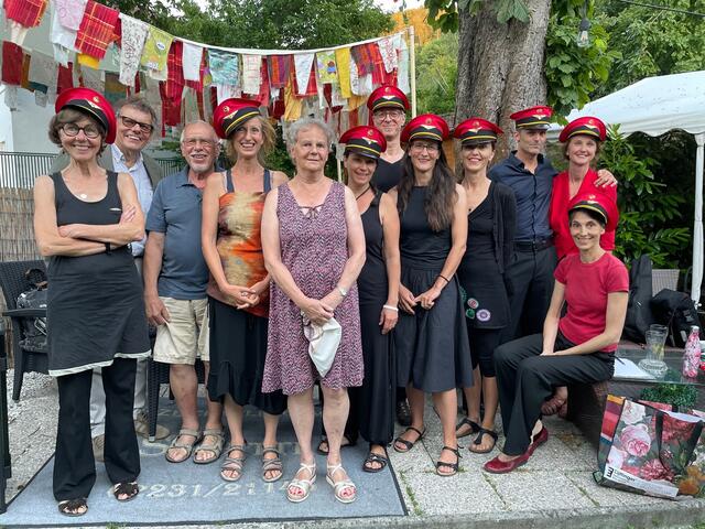 Die Bahnhofsfrauen engagieren sich für den Erhalt des Bahnhofsgebäudes. | Foto: Marlene Trenker
