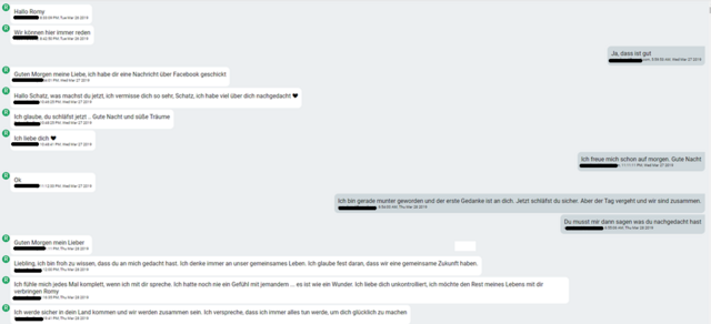 Der vermeindliche Liebes-Chat... | Foto: LPD NÖ