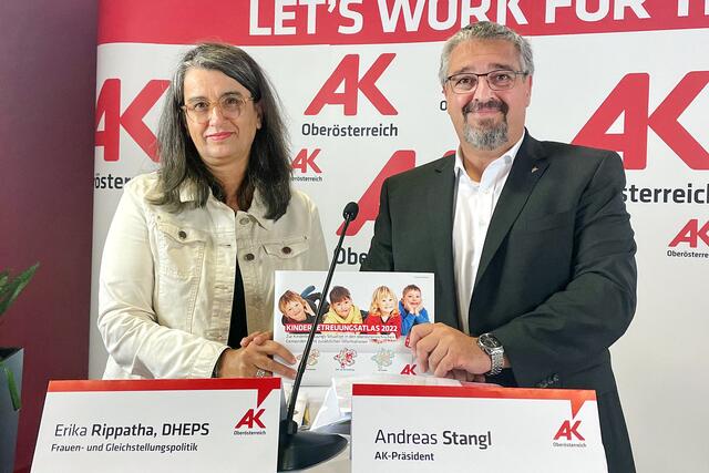 Präsentation des aktuellen Kinderbetreunngsatlas | Foto: AK OÖ