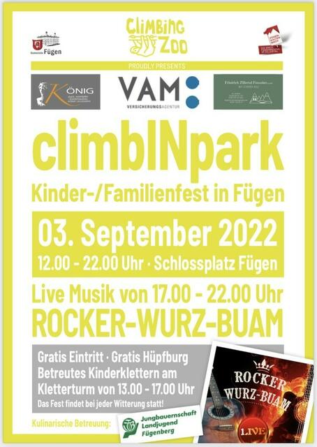 Flyer - climbINpark | Foto: Climbingzoo