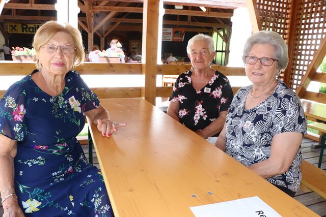 Ingrid Huber (li. im Bild), Auswandererin aus Tobaj, kam mit zahlreichen Freunden und Verwandten 