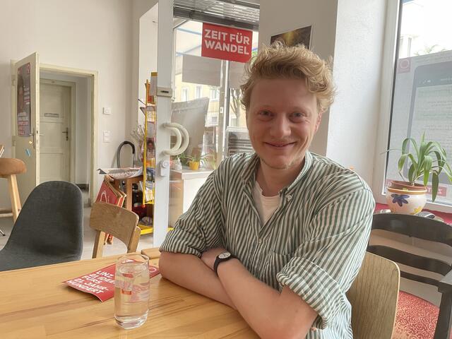 Clemens Brandstetter beim Sommergespräch mit der BezirksRundSchau Linz. | Foto: BRS/Diabl