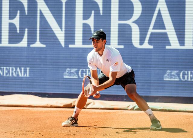 Dominic Thiem will sich bei den Salzburg Open den Sieg holen.  | Foto: Red Bull Salzburg