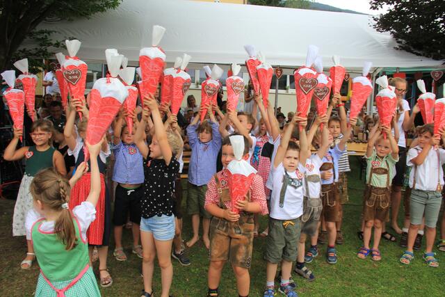 Die Radentheiner Kindergartenkids, die ab Herbst die Schule besuchen, sind bereit | Foto: Stadtgemeinde Radenthein
