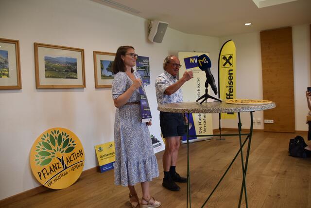 Echte Streuobst-Pioniere in unserer Region: Die Baumpflanz-Aktion feiert am Mostlandhof in Purgstall ihr 30-jähriges Bestehen. | Foto: Roland Mayr