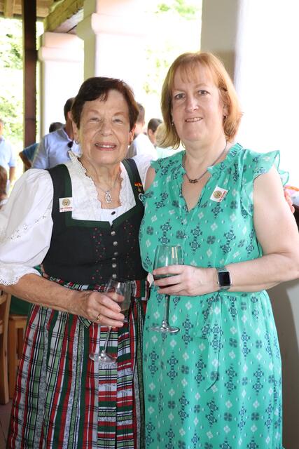 Die gute Seele des Burgenländerclubs NY, Linda Hubner, mit Tochter Liz 