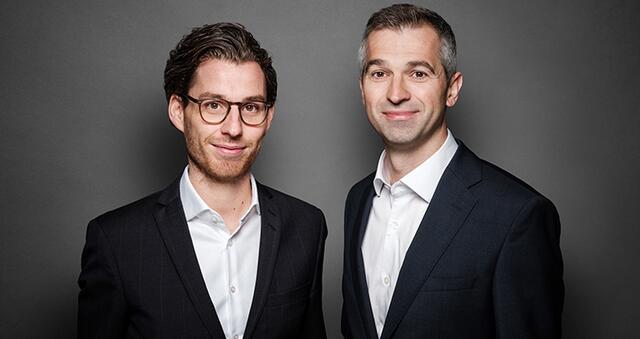 Führungsteam: Brian Beck (v. l.) und Jürgen Öllinger.  | Foto: Foto: REWE Group/Gergely