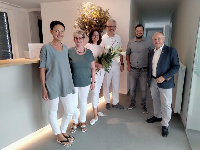 Claudia Zwinger, Erika Paukowits, Anneliese Peuker, Christopher Machold, Andreas Eibl, Josef Ober (v.l.). | Foto: RegionalMedien
