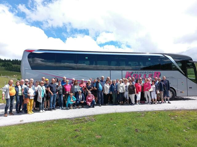 Die Reisegruppe des Kriegsopfer- und Behindertenverbandes St. Martin im Sulmtal auf ihrer Zweitagesreise.  | Foto: KOBV