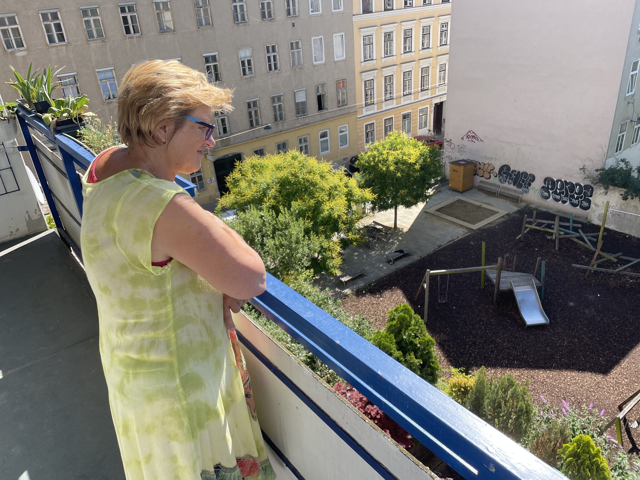 Haidmannspark "Der Kinderlärm macht mich krank" klagt eine Anrainerin RudolfsheimFünfhaus