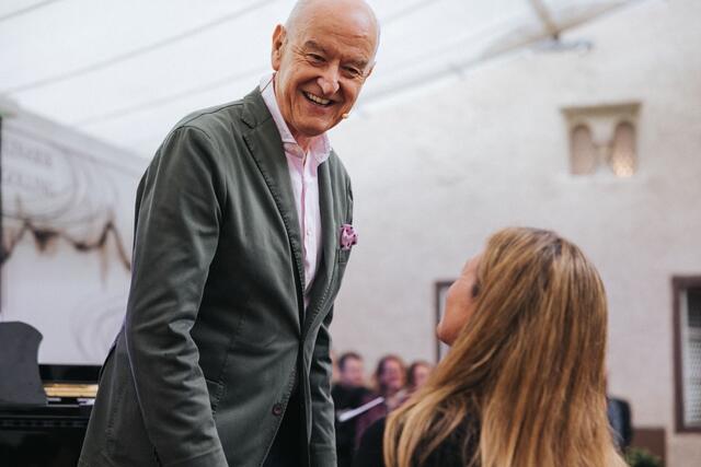 Hermann Döllerer eröffnete voller Esprit die 23. Gollinger Festspiele. | Foto: Marc Stickler, 2022