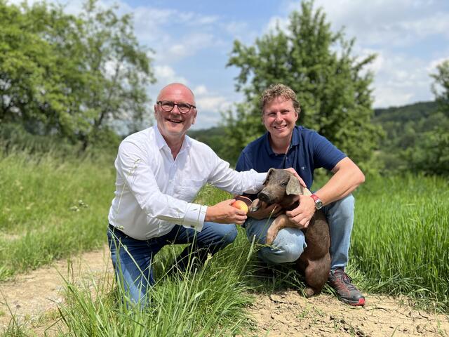 Für die neue Fleischmanufaktur in Bad Schwanberg holte sich Hans Kilger (l.) "Labonca"-Gründer Norbert Hackl (r.) ans Bord. | Foto: DK/CS