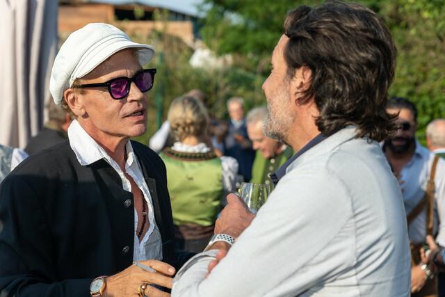 Alexander Wussow, Bruder von Barbara Wussow, und Armin Lissfeld. | Foto: Michael Kobler