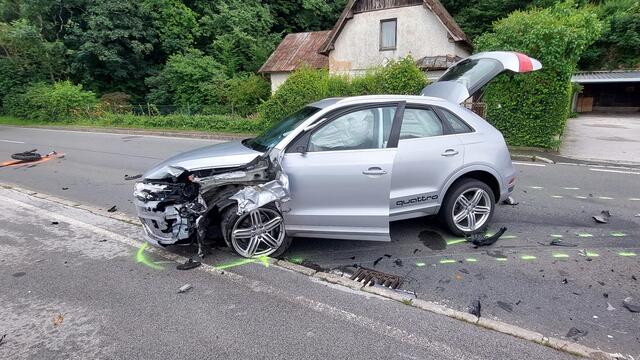 Schwerer Motorradunfall auf der Glaneggerstraße | Foto: HKroBild