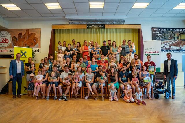 Ein Festtag für die kleinsten Gemeindebürger fand vor Kurzem statt. | Foto: Gde. Frankenfels