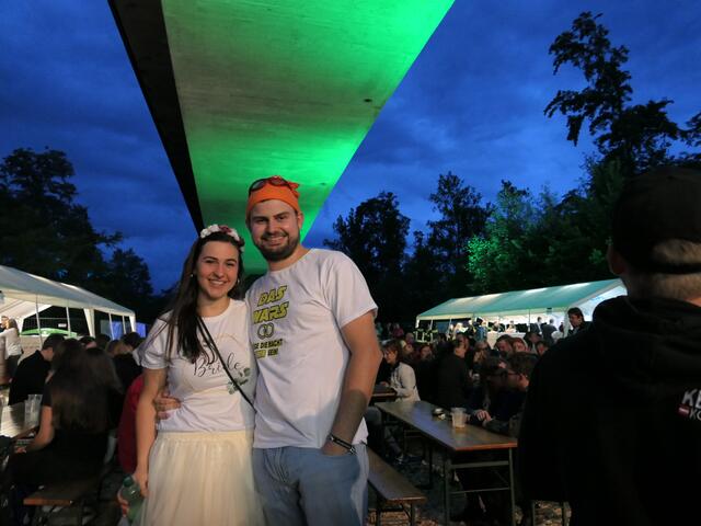Julia Schweiger mit Raphael Schweiger.
