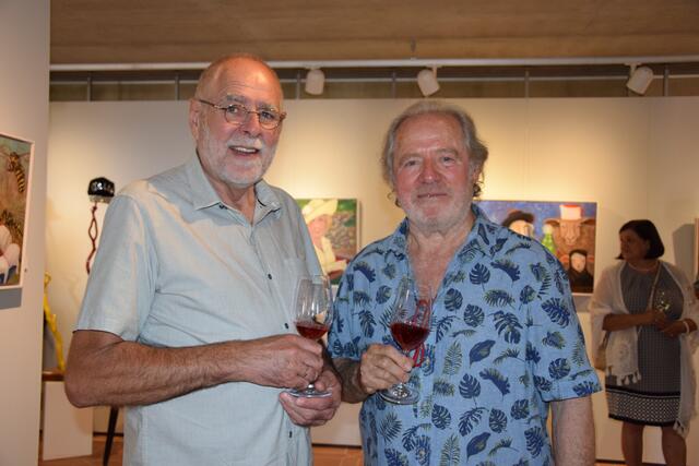 Gespräche unter Kunstfreunden | Foto: Josef Strohmeier