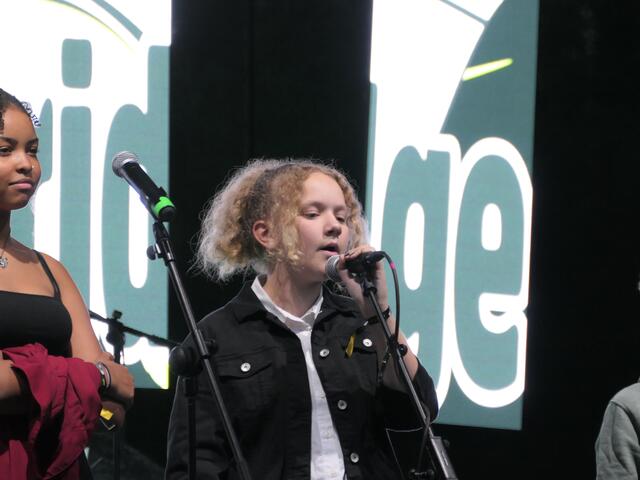 Die 12 jährige Annika Bergen begeisterte das Puplikum.